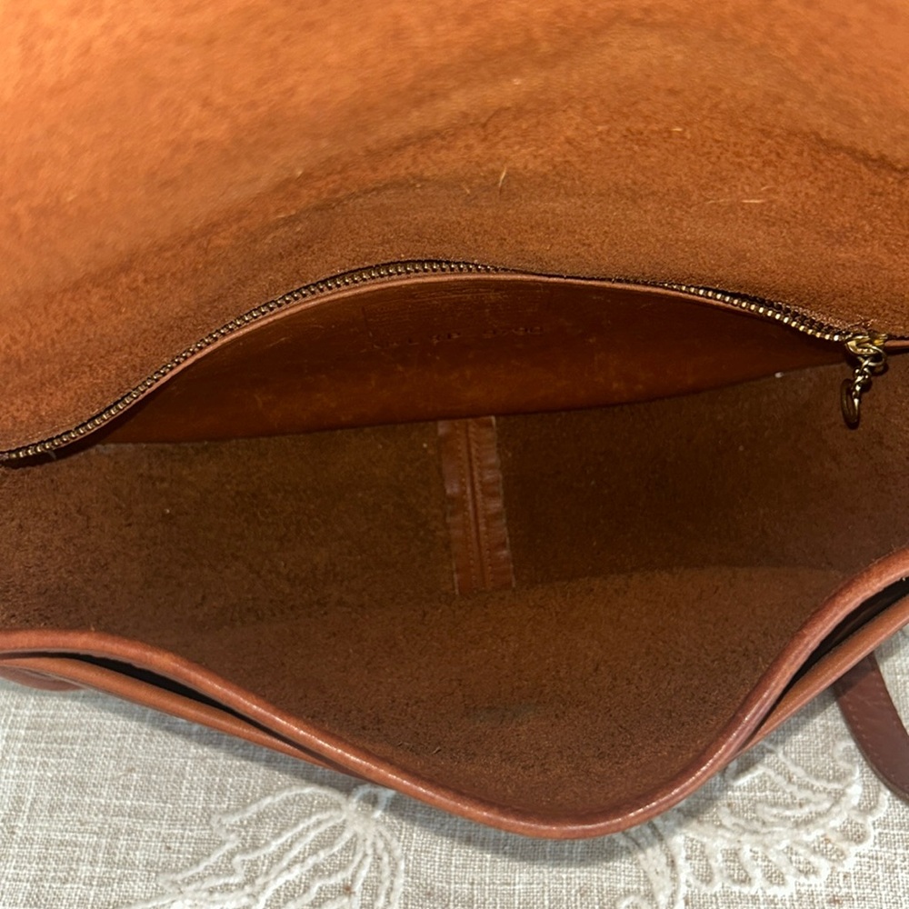 Coach Authentic Vintage British Tan Soft Leather #9790 Crossbody Bag - Picture 13 of 16